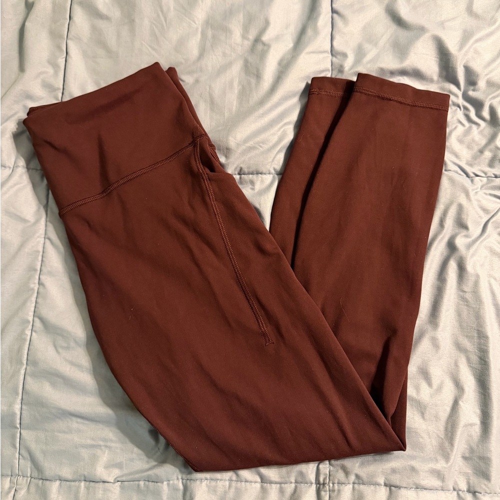 Lululemon wundertrain with pockets leggings